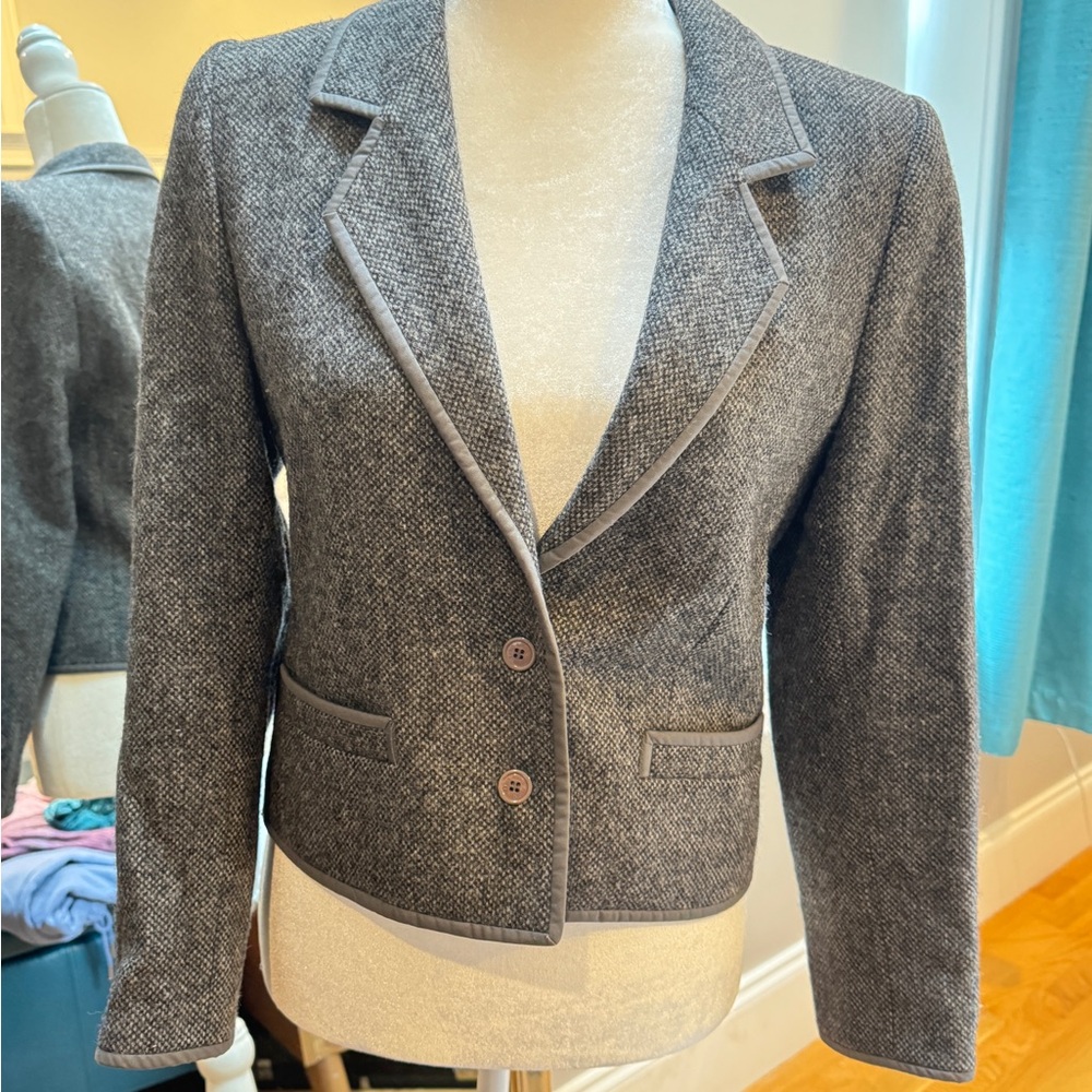 Louis Feraud Charcoal Blazer